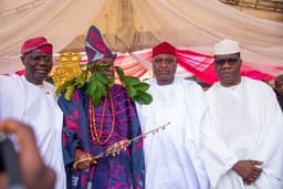 “You’re a True Democrat&#8221;, Tinubu, Oyebanji, Hail Olusi at Chieftaincy Ceremony