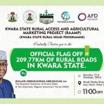 AbdulRazaq Set To Flag off 209.77Km Rural Roads in Kwara