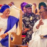 First Lady Felicitates General Gowon at 90th 